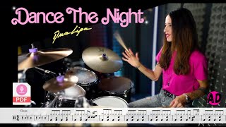 Dance The Night - Dua Lipa - Drum Cover (Drum Score)