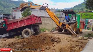 Inicio de Pavimentación en la zona 4 en  Santa Cruz Barillas, Huehuetenango 2019