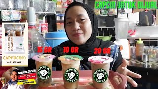 Cara membuat es Cappucino Cincau ( Bubuk PREMIUM 10gr dan 15gr ) Part 1