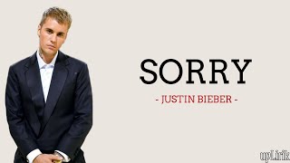 Justin Bieber - Sorry (Lirik dan Terjemahan)