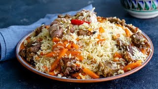 Плов с бараниной по-узбекски с изюмом в казане на костре!Pilaf with lamb on the fire. Моя кухня🤗✌️