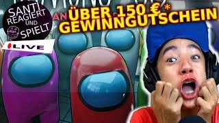 AMONG US 💣💥 GUTSCHEINVERLOSUNGEN! CUSTOM  GAMES!🔴 LIVE #40 @Santi BoZ Deutsch