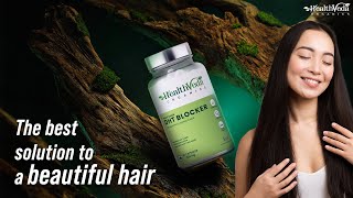 Better  hair growth & hair fall control I Health Veda Organics DHT Blocker Capsules