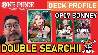 [OP07] DOUBLE SEARCH Bonney Deck Profile | One Piece TCG