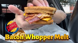 BURGER KING BACON WHOPPER MELT REVIEW | BALLIN’ ON A BUDGET!!