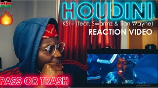 KSI – Houdini (feat. Swarmz & Tion Wayne)  THAT KENYAN REACTION