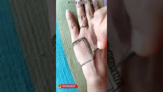 ⏰🚫☀️ 💁⬆unique stylist new tranding mehndi design|बहुत आसन नई  मेहंदी डीजाईन #shorts #AnitapatelsArt