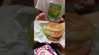 Trying new menu The  KRABBY PATTY @ Wendys!!!