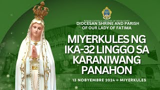 Miyerkules ng Ika-32 Linggo sa Karaniwang Panahon