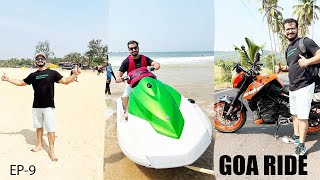 Ep - 9️⃣| Exploring Goa | Baga Beach | Aguoda Fort  | Delhi to Kanyakumari Bike Ride |Freeway Rider