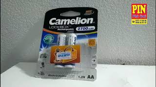 Pin sạc AA Camelion 2700 mAh vỉ 2 viên