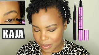 Kaja Wink Stamp Wing Eyeliner | First Impression | Hooded Eyes