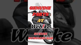 SUZUKI Burgman 650 Genuine Parts #ytshorts #webikephilippines #motorcycle #genuineparts #burgman650