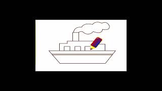 Draw Ship easy step by step #drawingforkids #easydrawing #howtodraw