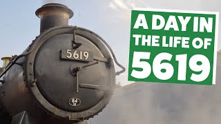 A Day in the Life of 5619 at Telford Steam Railway