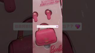 Barbie Earphones?? 🩷👠 #barbie #barbiegirl #barbiemovie #miniso #minisovlog #barbiestyle #pink #cute