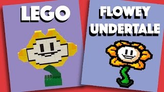 LEGO - Flowey (Undertale) - Stop Motion Build (How to Build)