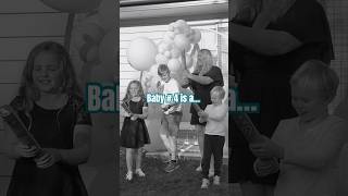 Gender reveal for baby number 4! It’s a… #shorts #genderreveal #pregnancy #newborn