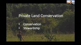 Transforming Private Land Conservation with GIS