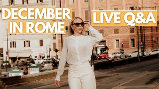 ROME IN DECEMBER 2023- EVERYTHING You Need To Know! I Rome, Italy Walking Tour I Italy Travel