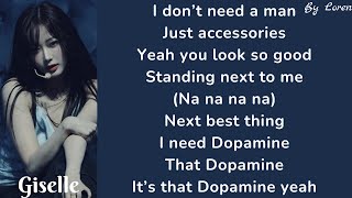 GISELLE - Dopamine (Lyrics Rom/Eng)