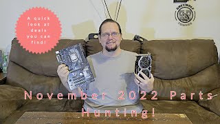 November 2022 Parts Hunting