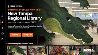 HCPLC Summer Display Contest 2024 - New Tampa Regional Library