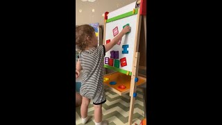 PicassoTiles PicassoToys Magnetic Tiles Preschool Math Education Toy Montessori Activities Play Idea