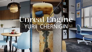 Интерьерная визуализация в Unreal Engine 5 | Итоговая работа Юрия Чернигина | ARHITEACH