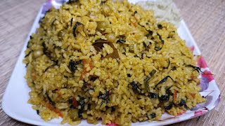 Methi Pulao | Quick & Easy Breakfast Recipe | Menthya Palav | ಮೆಂತ್ಯ ಪಲಾವ್ | Village Veg Recipes