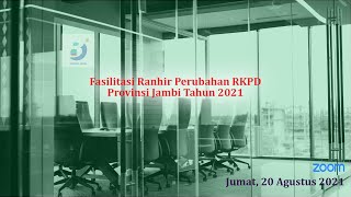 Fasilitasi Ranhir Perubahan RKPD Provinsi Jambi Tahun 2021