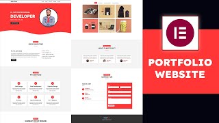 How to Make a Personal Portfolio WordPress Website 2023 |  Elementor Portfolio Tutorial