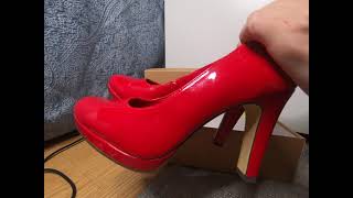 Detailed Review Minozzi Red pump shoes