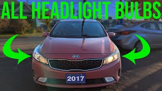 How to Replace Headlight Bulbs - Kia Forte (2017-2018)