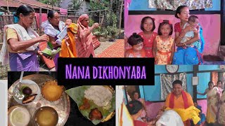 Nana Dihonba / New born baby's first day out of house/ Dimasa ritual