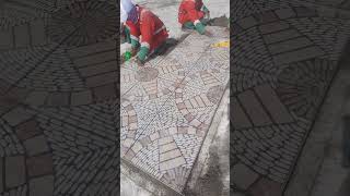 Floor ceramic installation