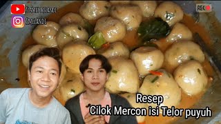 Hebohh! Masak Cilok mercon Isi Telor puyuhh