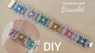 Nostalji bileklik yapımı /Nostalgia bracelet making /HOW TO MAKE BEADED BRACELET//DİY