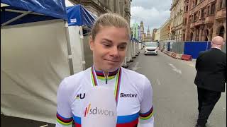 Lotte Kopecky on becoming world champion on the road 2023