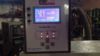 Digicut Plasma THC 1.2 cutting video by NT Engineers