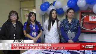 TELEANGOL NOTICIAS: CESFAM ALEMANIA ESTRENA SISTEMA PARA AGENDAR CITAS POR INTERNET