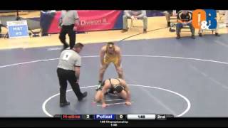 149 Polizzi (Stevens) vs Hartenstine (Wilkes) 2013 East Region