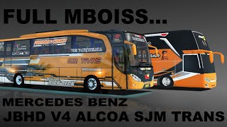 MOD BUSSID TERBARU | NEW SJM TRANS PARIWISATA JBHD V4 ALCOA