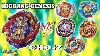 BATTLE Bigbang Genesis VS Cho-Z Layer System / Битва Биг Бенг Генезис против Чо-Зет Бейблэйд Бёрст