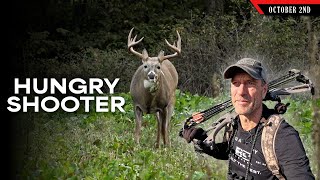 Oct. 2: Hungry Shooter - The Hunt for a Fat Buck! | Bowhunting Whitetails w/ Bill Winke