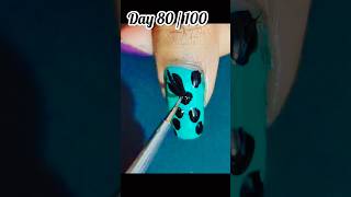 Day 80 / 100 days Nailart Challenge #explore #shorts #100dayschallenge #simplenailartdesignsathome