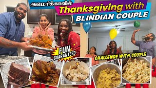 Thanksgiving dinner with Ram and Pie | Movie Challenge|Tamil vlog USA #tamilvlog #tamil #usa