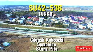 Pociągiem retro na otwarcie bajpasu kartuskiego! SU42-536 TURKOL // SU42-536 special train by TURKOL