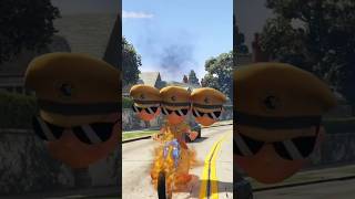 GTA V: Little Shingham Ne Ki Ghost Rider ki Chori Hulk  Ne Bachaya ❤ | #shorts #gta5