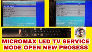 MICROMAX LED TV SERVICE MODEO OPEN NEW PROSESS 🤔🤔  TROUGH TCL ANDROID REMOTE